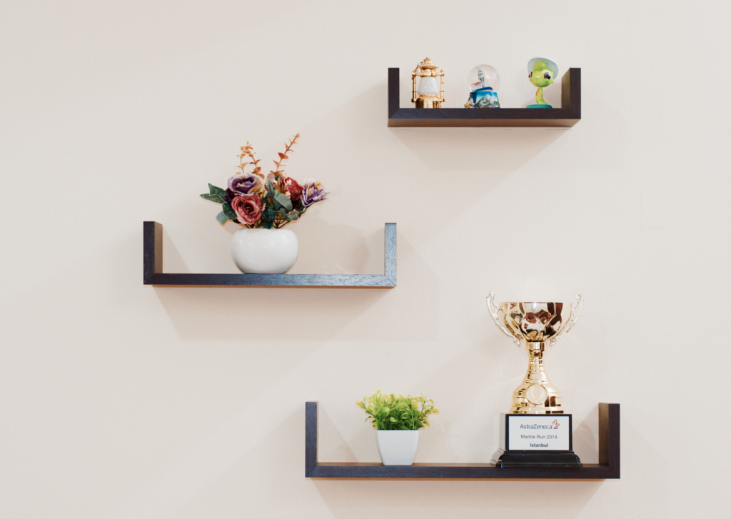 Can you hang floating shelves without studs